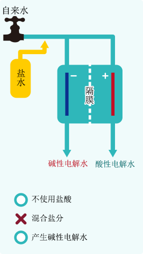 双室型电解槽示意图